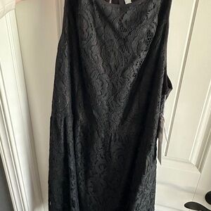 Elegant Black Lace Dress